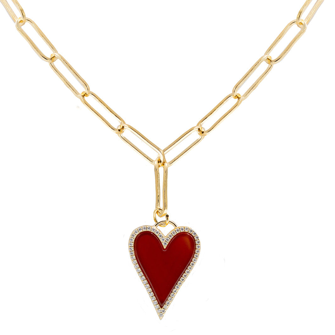Necklace Hannah Cute Heart – Zafiro Jewellers by JK